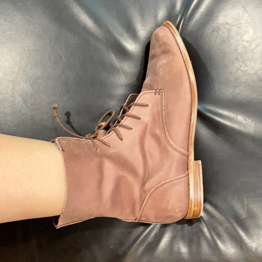 Olukai leather brown boots